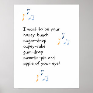 Poster Je veux être toi, mon chou...