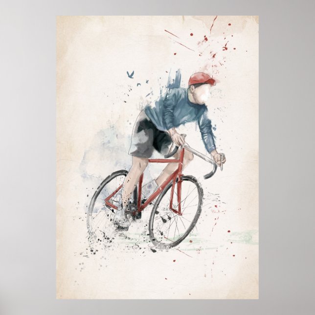 Poster Je veux faire du vélo (Devant)