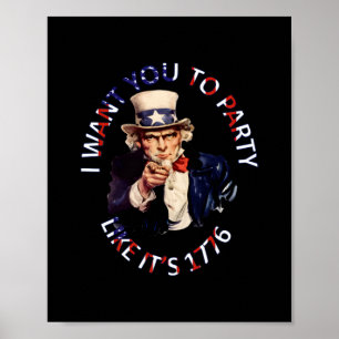 Poster Je veux que tu fasses comme en 1776
