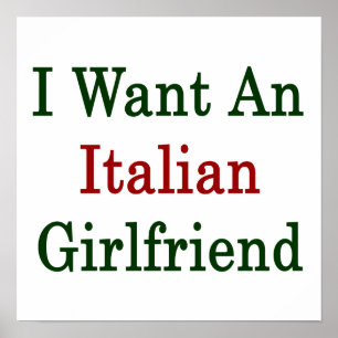 Poster Je Veux Une Copine Italienne