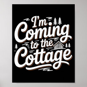 Poster Je viens au camping de la cabane du lac Cottage