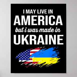 Poster Je vis peut-être en Amérique, mais j'ai été fait e