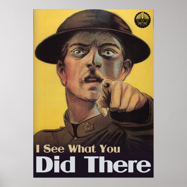 Poster Je vois ce que tu as fait là-bas (Devant)