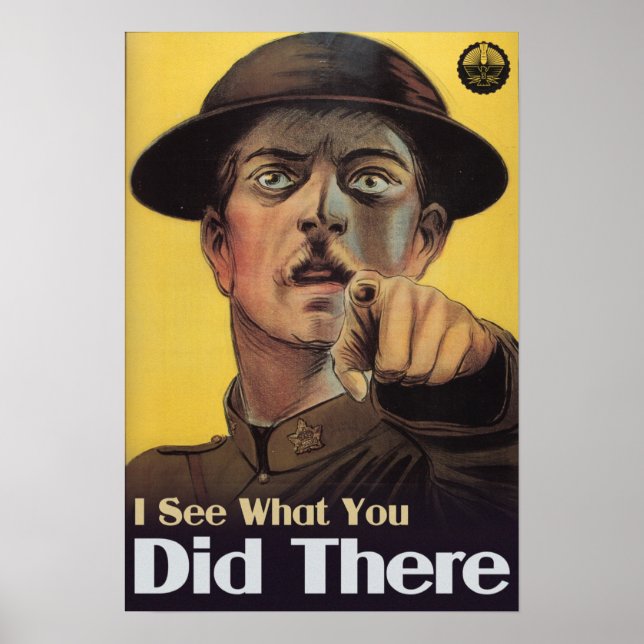 Poster Je vois ce que tu as fait là-bas (Devant)