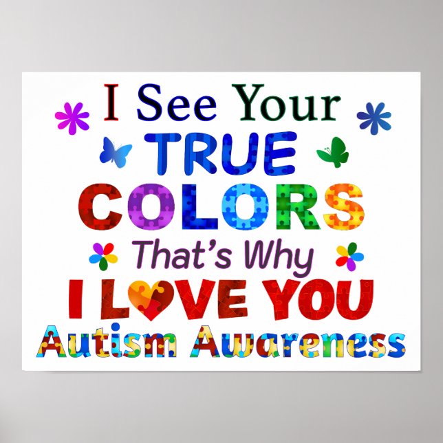Poster Je vois tes vraies COULEURS (Devant)