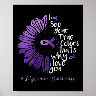 Poster Je Vois Votre Vrai Couleur Heimerheimer Sunflower