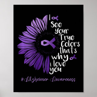 Poster Je vois votre vraie couleur Heimerheimer Tournesol
