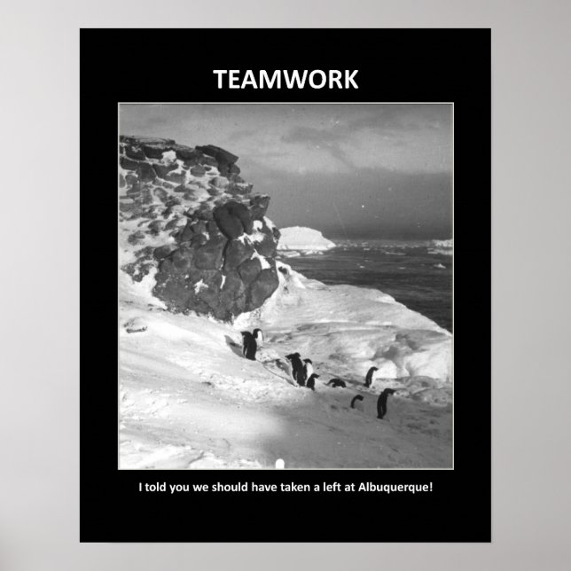 Poster je vous ai dit que nous devrions avoir pris à gauc (Devant)