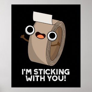 Poster Je vous chante avec Duct Tape Pun Dark BG