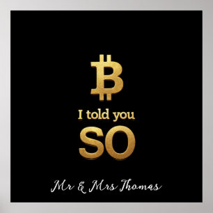 Poster Je Vous L'Ai Dit, Bitcoin Ultimate Crypto Reback