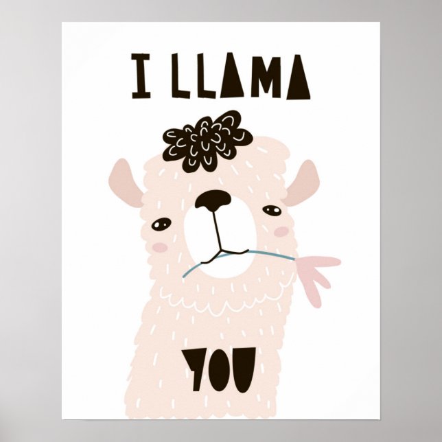 Poster Je Vous Llama (Devant)