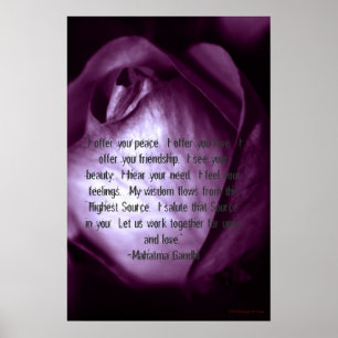 Poster "Je vous offre la paix…."