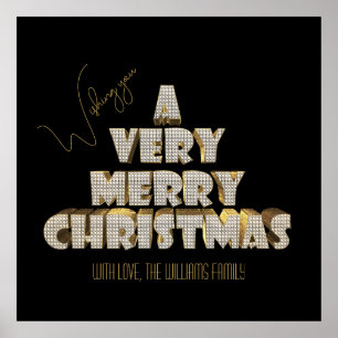 Poster Je vous souhaite un très joyeux Noël