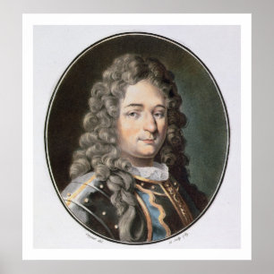 Poster Jean Bart (1651-1702), 1789 (gravure colorée) (