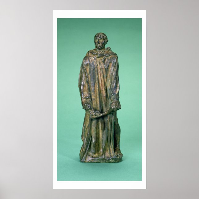 Poster Jean d'Aire, des Burghers de Calais (bronze) (Devant)