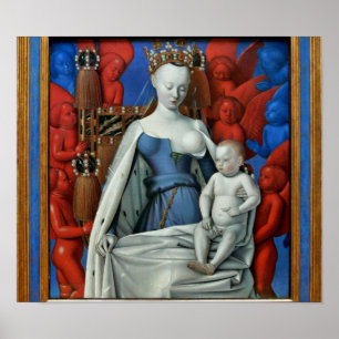 Poster Jean Fouquet - Madonna lactans