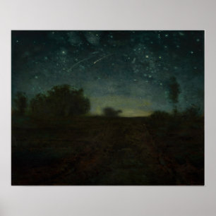 Poster Jean-François Millet - Nuit étoilée