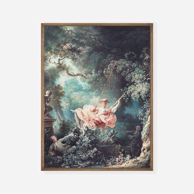 Poster Jean-Honoré Fragonard L'art de la peinture à voile (Créateur téléchargé)