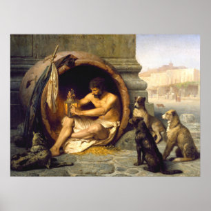Poster Jean-Léon Gérôme Diogenes - Philosophie
