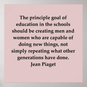 Poster jean piaget