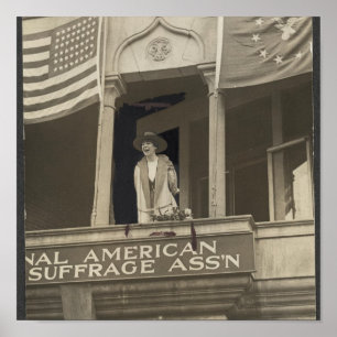 Poster Jeanette Rankin - First Congresswoman