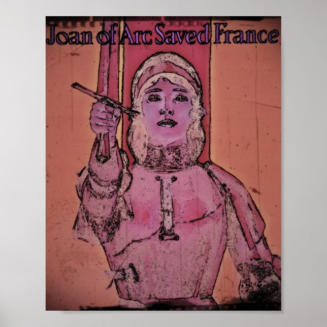 Poster Jeanne d'Arc 2ÈME GUERRE MONDIALE Acheter des obli (Devant)