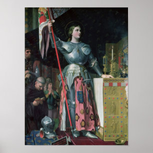 Poster Jeanne d'Arc au couronnement du roi Charles