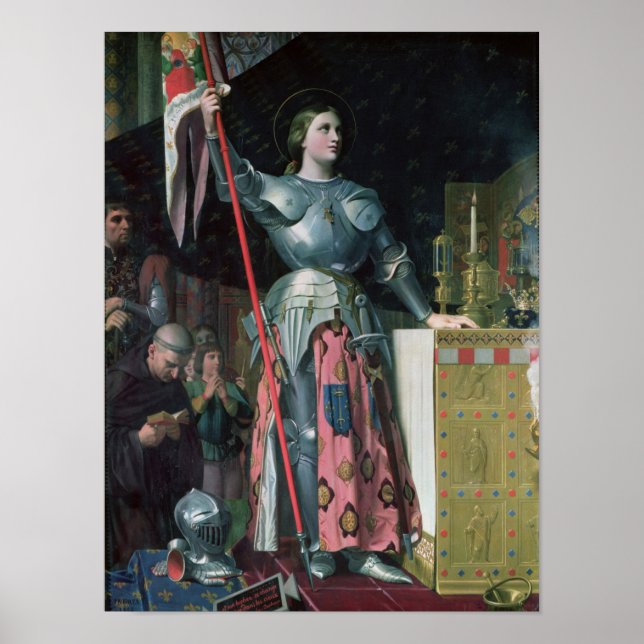 Poster Jeanne d'Arc au couronnement du roi Charles (Devant)
