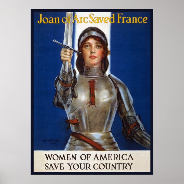 Poster Jeanne d'Arc Héroïne française Héroïne nationale C (Devant)