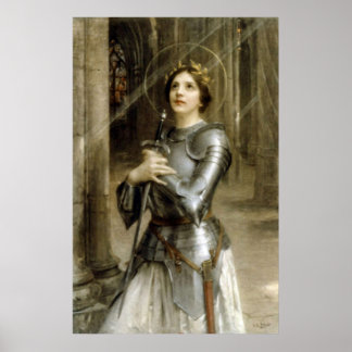 Poster Jeanne d'Arc Par Charles-Amable Lenoir