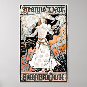 Poster Jeanne d'Arc par Eugene Grasset 1899