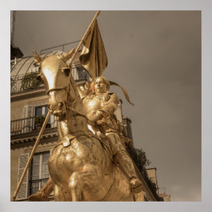 Poster Jeanne d'Arc Saint Joan – Paris – Emmanuel Frémiet