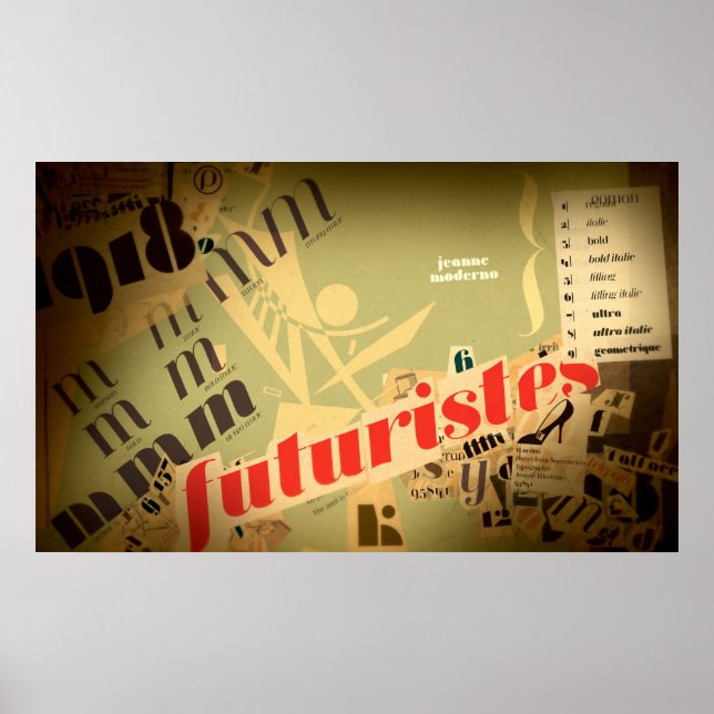 Poster Jeanne : Futuristes (Devant)