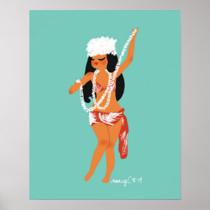 Poster Jeanne's Tiare