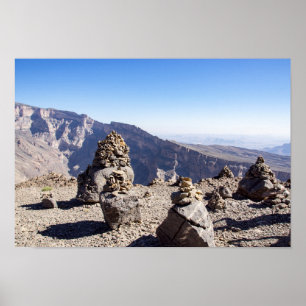 Poster Jebel Shams - Sultanat d'Oman