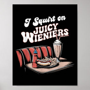 Poster J'Écris Sur Jicy Wieners Mème Humour Sarcastique A