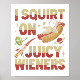 Poster J'Écris Sur Jicy Wieners Mème Humour Sarcastique A