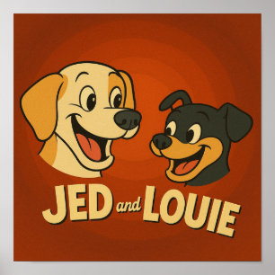 Poster "Jed & Louie"
