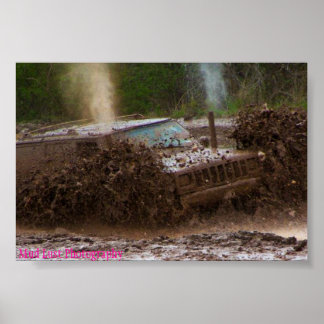 Poster Jeep de la boue
