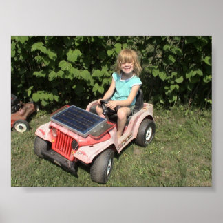 Poster Jeep solaire