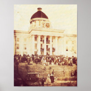 Poster Jefferson Davis Inaugural