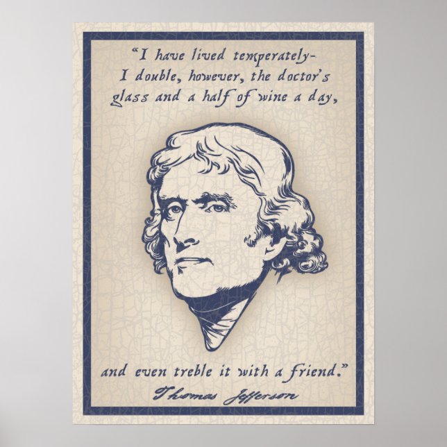 Poster Jefferson - Vin (Devant)