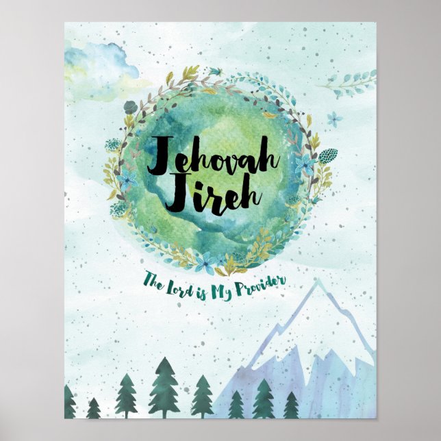 Poster Jéhovah Jireh, Le Seigneur Fournira L'Affiche (Devant)