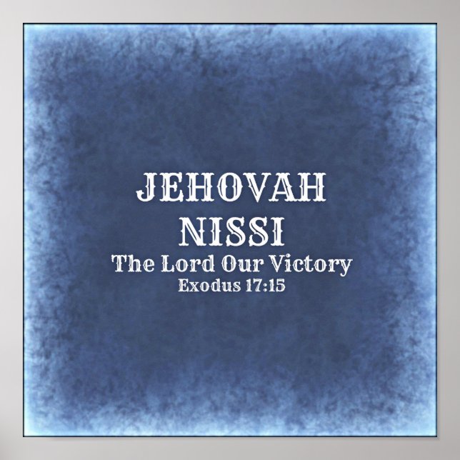 Poster Jehovah Nissi (Devant)