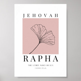 Poster Jehovah Rapha imprimable