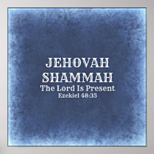 Poster Jéhovah Shammah