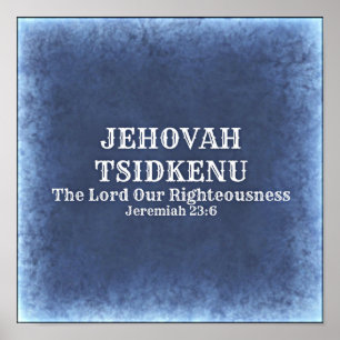 Poster Jéhovah Tsidkenu