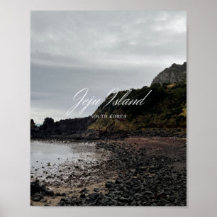 Poster Jeju - Île Jeju - Corée du Sud - 제 도 주 - 제