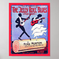 Jelly Roll Blues Vintage feuille de musique Copier