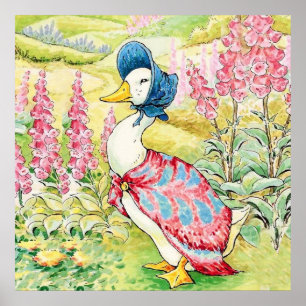 Poster "Jemima Puddle Duck" par Beatrix Potter